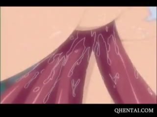 Hentai sra consigue follada por monstruo tentáculos