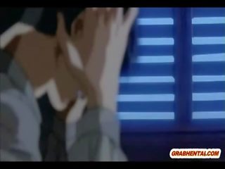 Pagkaalipin hapon puta anime makakakuha ng waks at smashing poked