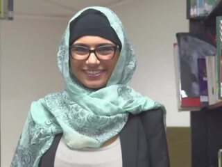 Mia khalfia - araber feature streifen nackt im ein bibliothek nur für sie