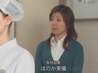 Manis asia nurses giving digawe nggo tangan in group for cum sample
